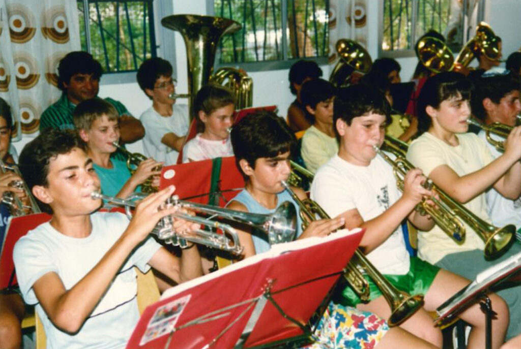 The Margaret Gold Music Centre in Tiberias in 1989. Today it is a hub for young people interested in studying music, regardless of their socio-economic background.